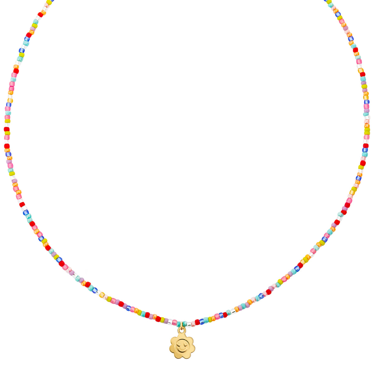 Crysdue Bohemian Collana Girocollo In Pietre Naturali Colorate - Fatta A Mano, Lunghezza 42,4 Cm, Regalo Donna