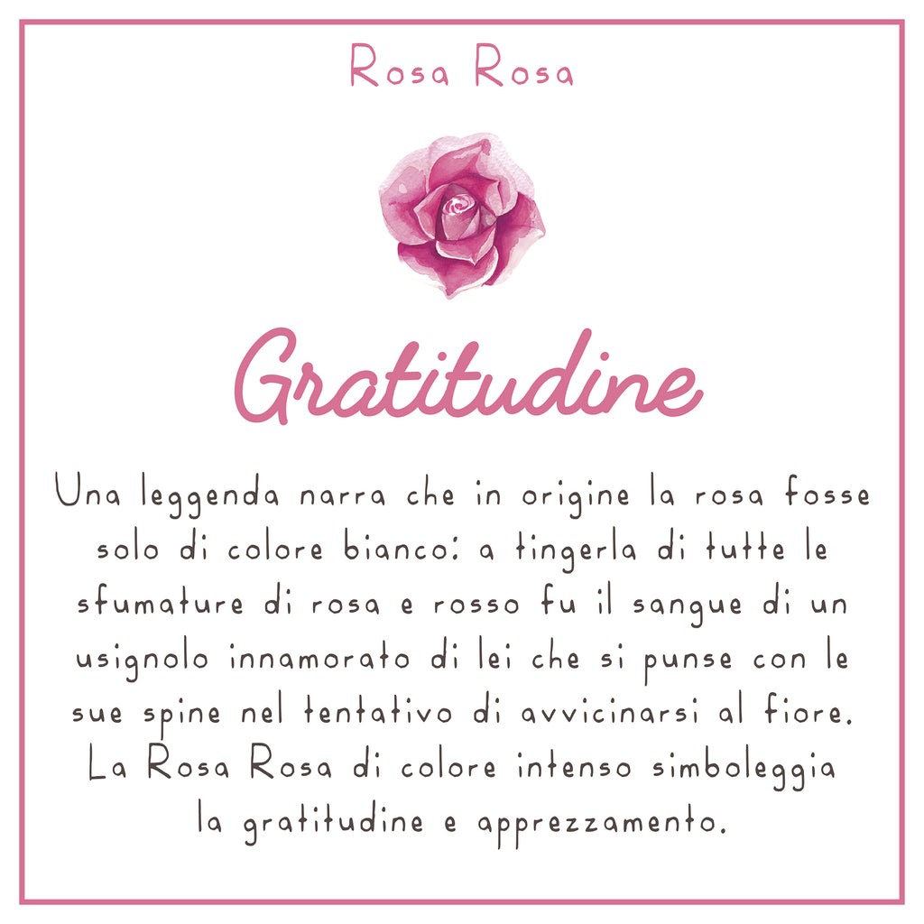 COLLANA LULI <br /> Rosa Rosa <br /> "Gratitudine" - Luli Art Bijoux