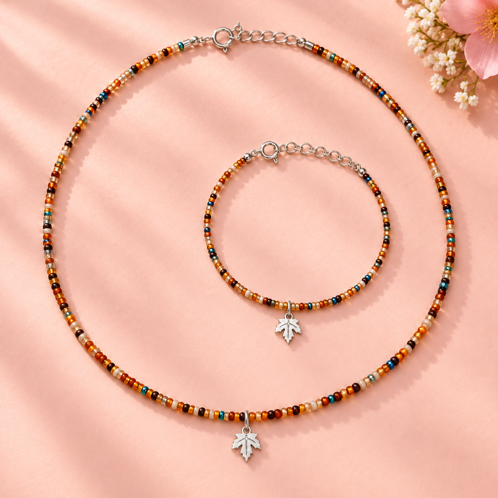 Rainbow Set: collana + bracciale