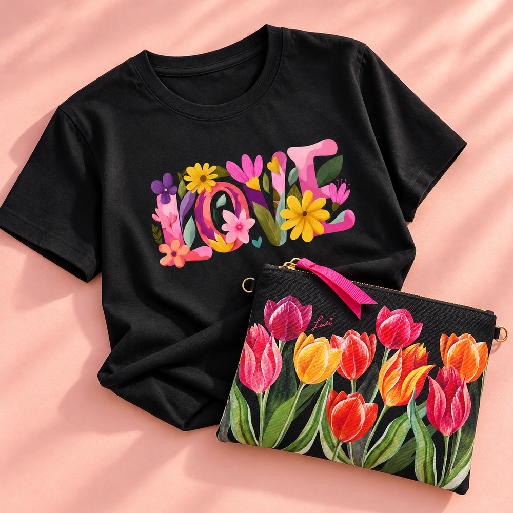 Love Set: t-shirt + pochette