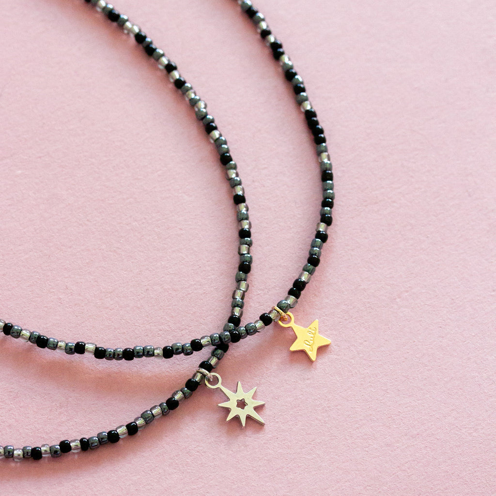 Collana Di Perle Shell 6/8/10 Mm – Arcobaleno Nero – Fatte A Mano – Ciondolo A Medaglione - Foto 3