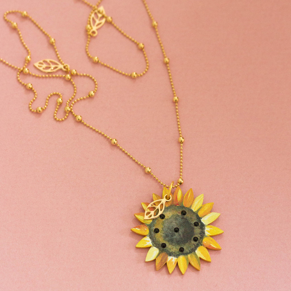 Collana Sunflower - Luli Art Bijoux